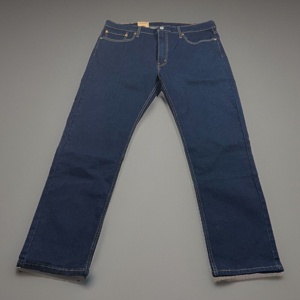 Levi’s 502 Taper Jeans Men’s 38x32 Dark Wash Stretch Denim Modern Fit NEW